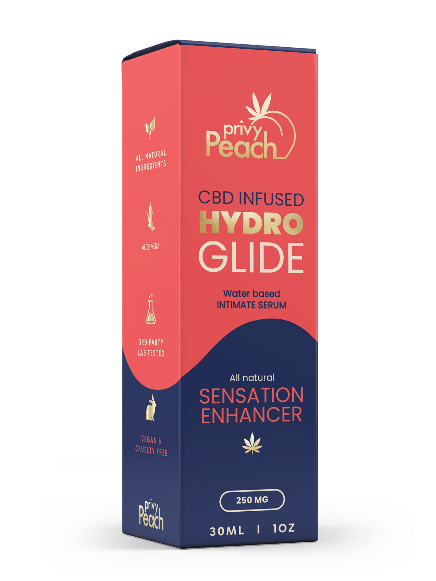 Bulk case of 6 CBD infused Hydro Glide Sensation Topical Intimacy Spray