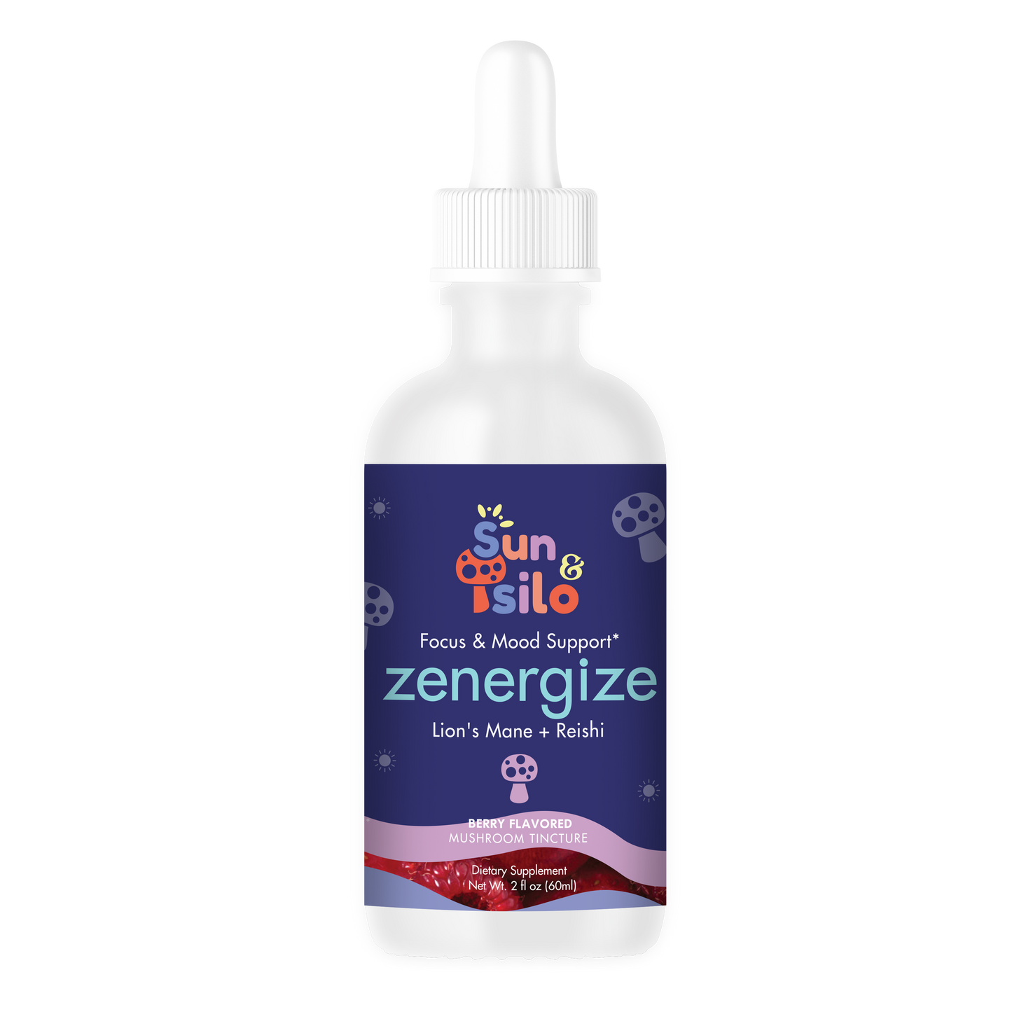 Zenergize Lion's Mane Tincture: Mood And Focus Support