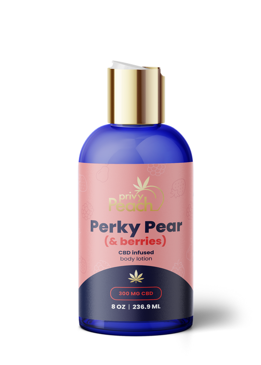 Bulk case of 6 CBD Infused Perky Pear and Berries Body Lotion